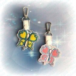 Awareness Butterfly Snap Tab