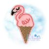 OAD Flamingo Cone Feltie 80072 Flamingo Icecream Cone Feltie