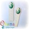 Spring Snowflake Flower Egg Bookmark 