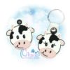 OAD Cow KC 80072 Cow Key Chain Embroidery