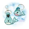 OAD Whale KC 80072 Whale Key Chain Embroidery