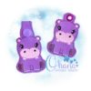 OAD Sitting Hippo KC 80072 Sitting Hippo Key Chain