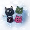 Furry Monster Feltie Embroidery