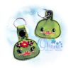 OAD Floral Duck KC 80072 Floral Duck Key Chain