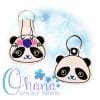 Floral Panda Key Chain Floral Panda Key Chain