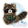 Racoon Stuffie Embroidery Design Racoon Stuffie Embroidery Design