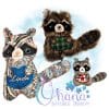 Racoon Stuffie Group ASH 800 72 Racoon Stuffie Group ASH 800 72