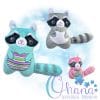 Racoon Stuffie Embroidery Design Raccoon Stuffie Embroidery Design