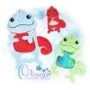 OAD Chameleon Stuffie Multi MaggieH 80072