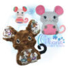 OAD Mouse Stuffie Multi 800