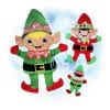 OAD Elf Stuffie CCP80072 Elf Stuffie Embroidery Design