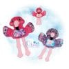 OAD Flamingo Stuffie Multi MaggieH 80072 OAD Flamingo Stuffie Multi MaggieH 80072