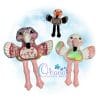 OAD Flamingo Stuffie Multi2 LW 80072 Flamingo Stuffie Embroidery