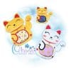 OAD Lucky Kitty Stuffie MaggieH 80072 OAD Lucky Kitty Stuffie MaggieH 80072