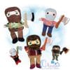 OAD Lumberjack Stuffie Mixed 80072 Lumberjack Stuffie