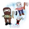 OAD Lumberjack Stuffie Multi SJ 80072 Lumberjack Stuffie