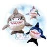 OAD Ball Shark Stuffie Multi RG 80072 OAD Ball Shark Stuffie Multi RG 80072