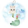MerBunny Bow Holder Embroidery MerBunny Bow Holder Embroidery