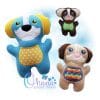 OAD QS Dog Stuffie Multi CCP 80072 OAD QS Dog Stuffie Multi CCP 80072