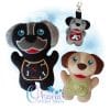 OAD QS Dog Stuffie Multi EC 80072 Dash Dog Stuffie Embroidery