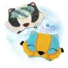 Badger Sleep Mask Embroidery