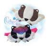 Badger Sleep Mask Embroidery