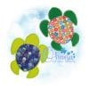 OAD Honu Coaster MLH 80072 Honu Turtle Coaster Embroidery