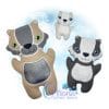 OAD QS Badger Stuffie Multi SB 80072