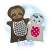 OAD Sloth Hand Puppet AHS 800 72 Sloth Hand Puppet Embroidery