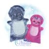 OAD Sloth Hand Puppet DD 800 72 Sloth Hand Puppet Embroidery