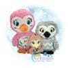 OAD Owl Stuffie Multi MH 80072 OAD Owl Stuffie Multi MH 80072