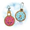 OAD Donut KC EC 80072 Donut Key Chain Embroidery
