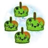 Frankenstein Candy Apple Feltie