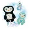 Dixie Penguin Stuffie Embroidery