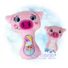 Pig Rattle Embroidery Design
