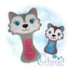 OAD Wolf Rattle LB 80072 Wolf Rattle Embroidery Design