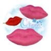 OAD Kiss Stuffie JH 80072 Kissing Lips Stuffie Embroidery
