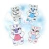 Zebra Feltie Embroidery Design