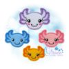 Axolotl Feltie Embroidery Design