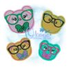 Geeky Bear Feltie Embroidery