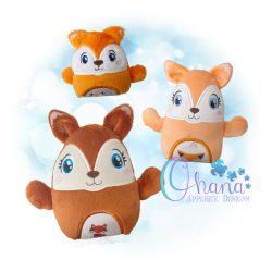 Fox Eggie Stuffie Embroidery