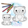 Polar Bear Flat Coloring