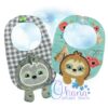 Sloth Bib Embroidery Design