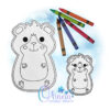 Guinea Pig Flat Coloring