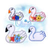 OAD Swan Feltie AR 800 Swan Feltie Embroidery Design