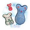 OAD Gingerbread Mouse CC 800 Gingerbread Mouse Stuffie Embroidery