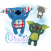 OAD Goblin Stuffie CC 800 Goblin Stuffie Embroidery