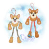 Corgi Candy Cane Holder
