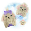 OAD Maltese Stuffie 800 copy Maltese Eggie Stuffie Embroidery