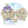 OAD Maltese Stuffie 800 copy 2 Maltese Eggie Stuffie Embroidery